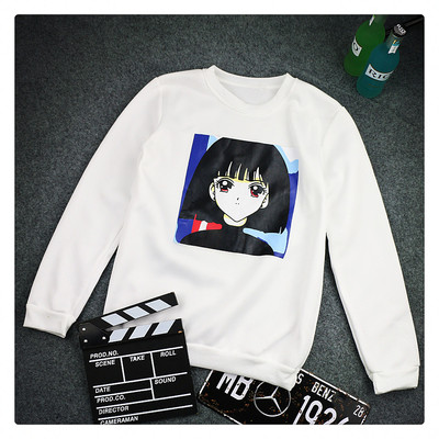 韩版ulzzang日系港风萌系卡通少女头像抓绒卫