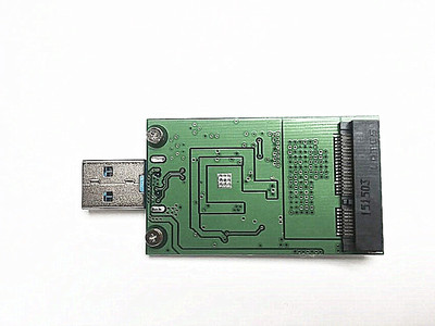 msata转usb3.0转接盒 msata ssd外置固态硬盘转接板 直插式