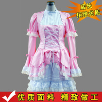 cosplay衣服制作,只贴3个创可贴的cos 动漫人形电脑天使心 小叽改良红色礼服洋装cosplay服装衣服定做