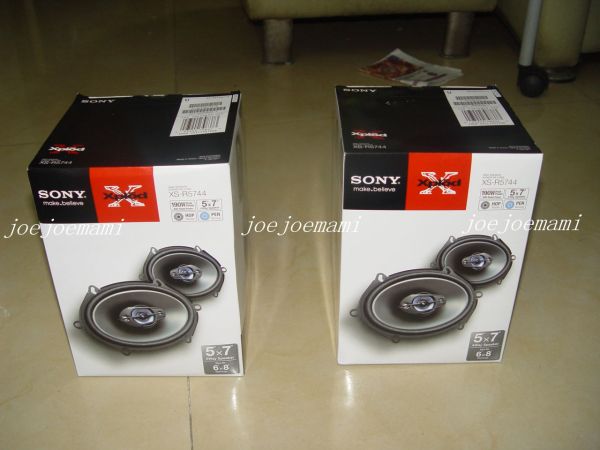 sony xplod全新原包装箱xs-r5744汽车喇叭5*7i改装音响必备一对价