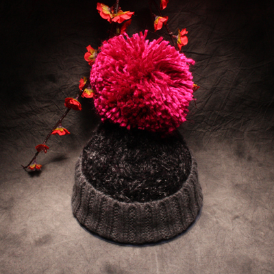 Ручной шерсти шляпы г-жа Корея Корейский моды осень и зима шляпа вязаная шапка родитель-ребенок крышка Харадзюку