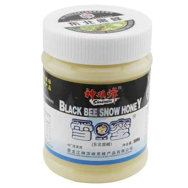 神顶峰黑蜂成熟雪蜜白蜜东北野生山椴树蜂蜜传统滋补营养品包邮