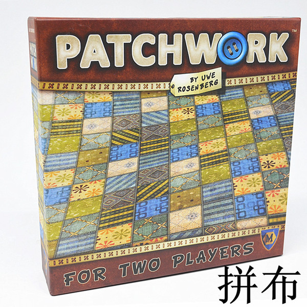 现货patchwork拼布对战桌游卡牌中文版补丁大战策略2人桌面游戏