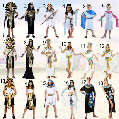 万圣节成人儿童男女演出 服装古埃及法老埃及艳后王子祭司服装