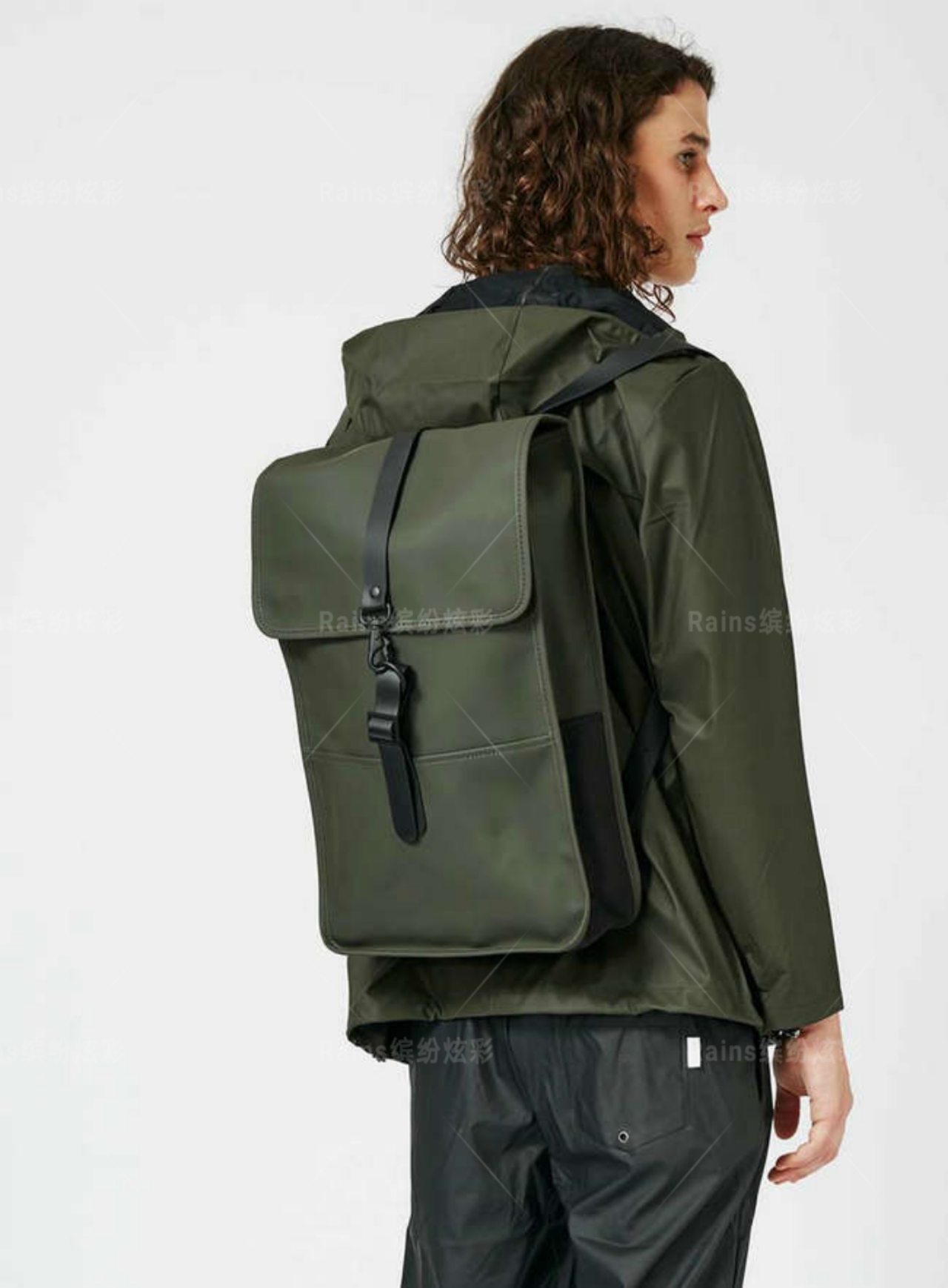 rains backpack mini shoulder bag men and women outdoor