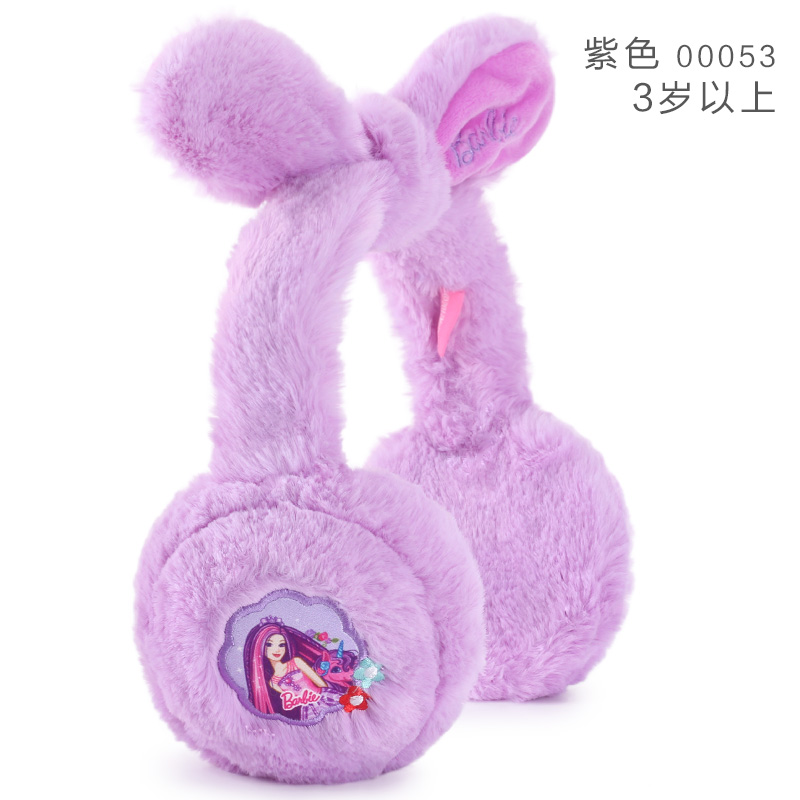 Купить Меховые наушники детские Девочек Барби наушники Принцесса малыша ...