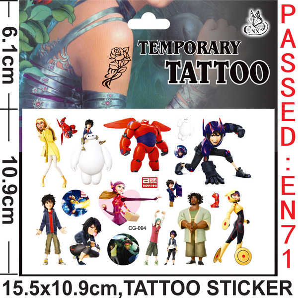 男孩最爱贴纸！超多款超级英雄迪士尼防水纹身贴儿童卡通纹身贴纸