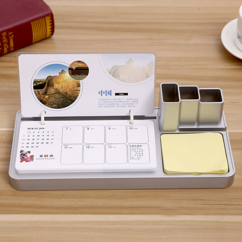 Купить Перекидной календарь Бесплатная доставка 2018 держатель ручки ...