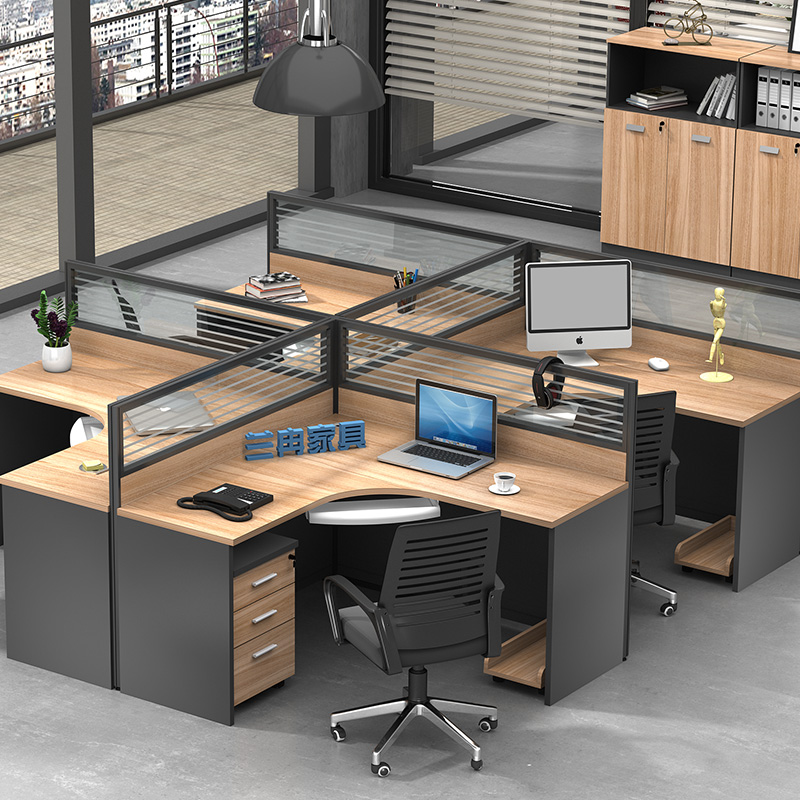 Купить Офисные перегородки Офисный стол простой современный рабочий ...