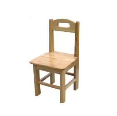 儿童木制靠背椅 樟子松椅子 木头凳 樟子松小板凳 幼儿园 实木椅