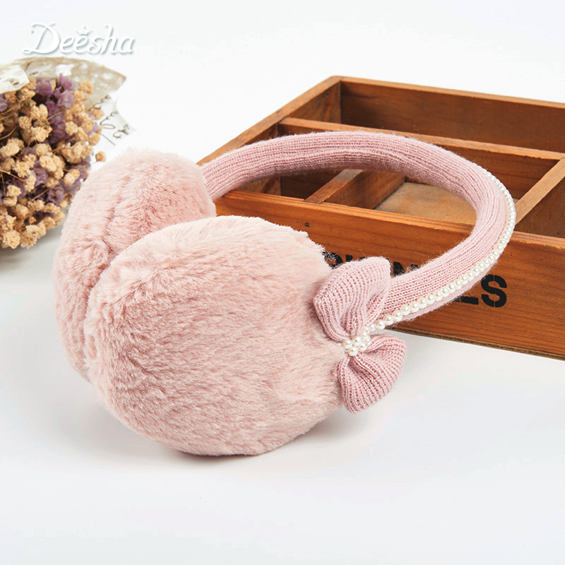 Купить Меховые наушники детские Наушники ДИША девочек 2017 зима новый ...