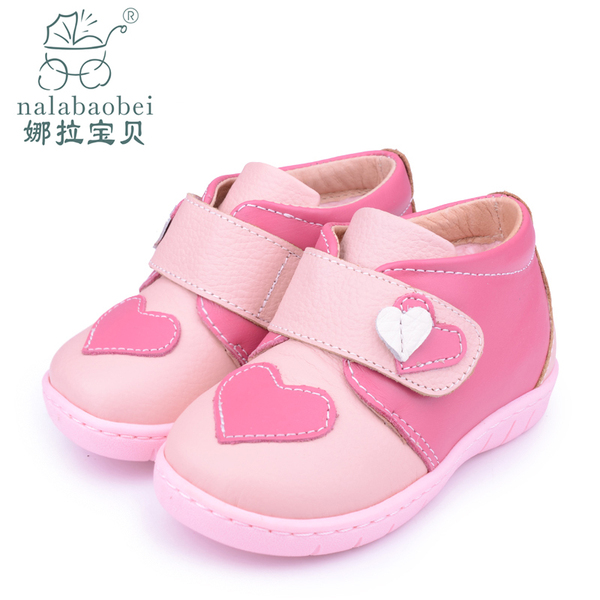 女童真皮学步鞋2冬季宝宝婴儿超软防滑底牛皮鞋子1-3岁小童鞋促销