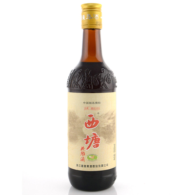 嘉善黄酒西塘老酒 汾湖花雕酒六年陈精品 500ml/12度 12瓶起拍