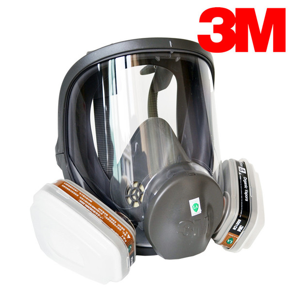 正品3m 6800防毒全面罩喷漆专用甲醛多功能防尘防毒口罩化工面具