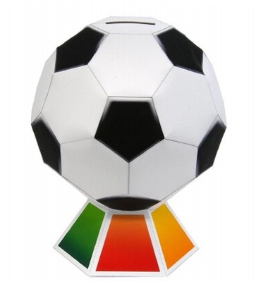 立体折纸手工制作模型剪纸 足球摆件 体育运动 3d纸模