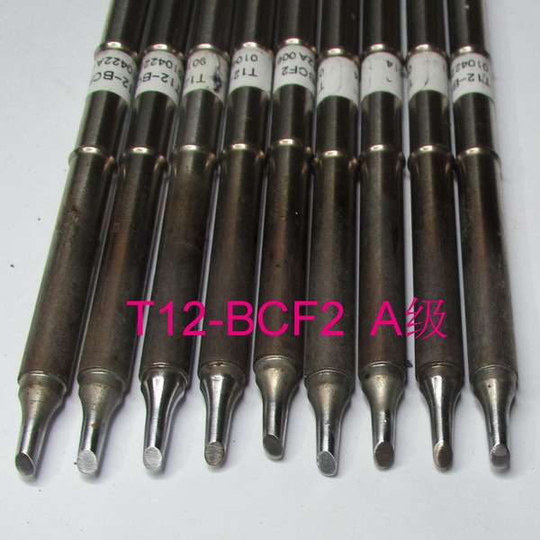 2手原装白光焊嘴烙铁头t12-bcf2,t12-bc2(中马蹄)