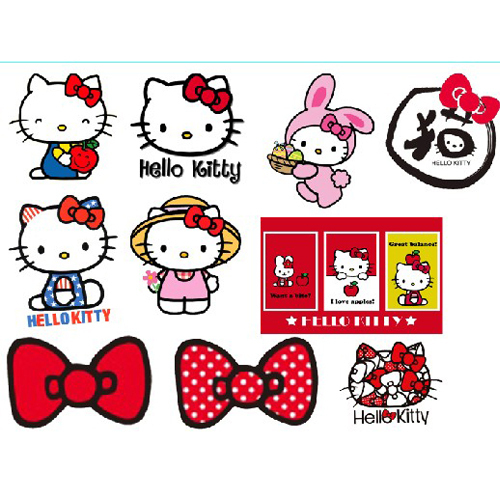 hellokitty a4整版 旅行箱贴纸 防水防刮 保护行李箱