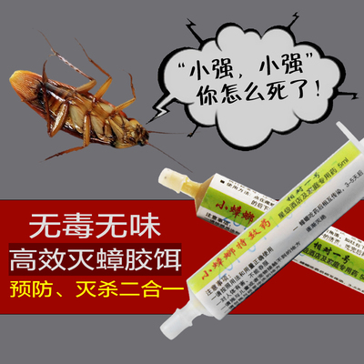 标题优化:杀蟑螂胶饵全窝端 蟑螂药特效强力环保无毒 蟑螂屋小强包邮买2送1