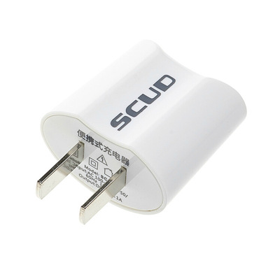 标题优化:飞毛腿SC-03H适配器 USB充电头 标准1A 安卓智能机手机充电器