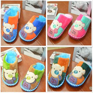 Pantoufles enfants en suède pour hiver - semelle caoutchouc - Ref 1028212 Image 9