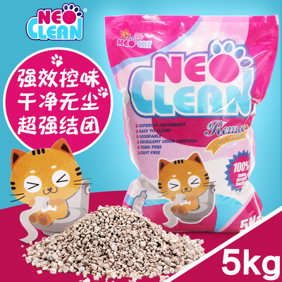 neo猫砂 罗密欧强力凝结天然膨润土猫砂5kg 高效除臭无尘猫沙包邮