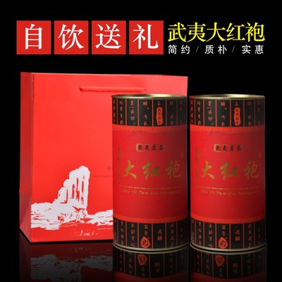 福建岩茶武夷山大红袍茶叶特级水仙乌龙茶500克罐装送礼养胃红茶_价格