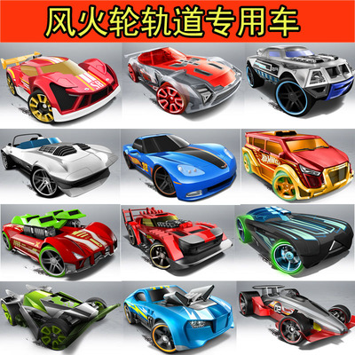 标题优化:2015年hotwheels美泰风火轮火辣小跑车风火轮轨道车合金车模c4982