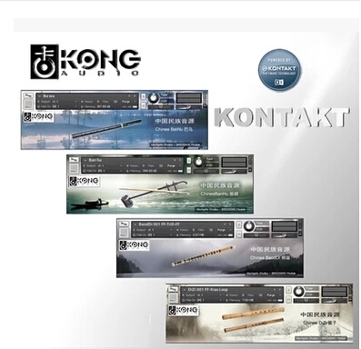 空音2非常全版Kong Audio2中国民乐kontakt音源23件民乐win/mac
