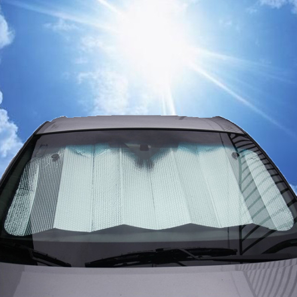 汽车遮阳挡双面铝箔前挡铝膜遮阳隔热板避光防晒后挡