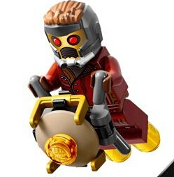 lego 乐高 超级英雄人仔银河护卫队 sh123 starlord 星爵 76021