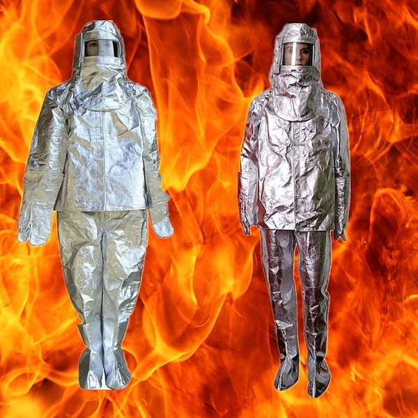 消防隔热服耐1000度高温消防服铝箔防辐射热防护衣耐高温服隔热服