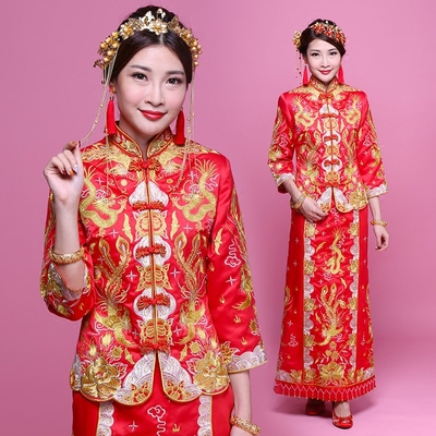 中式婚纱_中式婚纱服装(2)