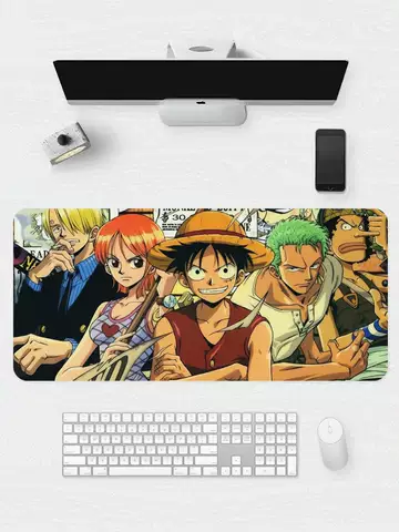 One Piece Anime Anti Slip Waterproof Desktop Mousepad