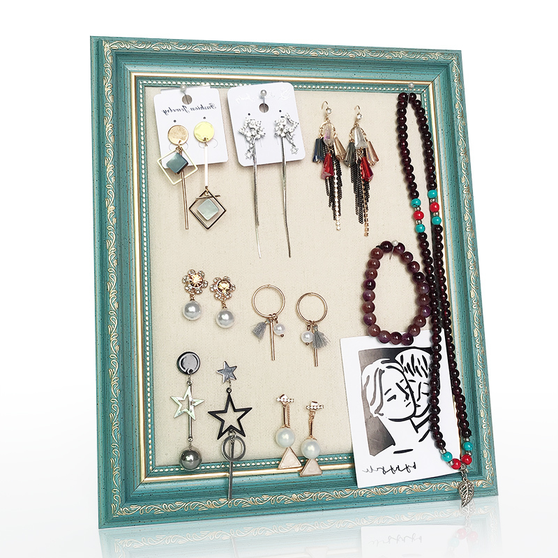 boucles d'oreilles cadre de la maison créative sur le mur de bijoux titulaire de la boucle d'oreille conseil de stockage de cadre de photo collier rack de boucle d'oreille de bijoux présentoir boucles d'oreilles cadre de la maison créative sur le mur de bijoux titulaire de la boucle d'oreille conseil de stockage de cadre de photo collier rack de boucle d'oreille de bijoux présentoir