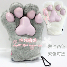 Специальные цены горничная кошка плюшевые кошачьи когти перчатки медвежьи когти Мясные шары аниме cos реквизит аксессуары