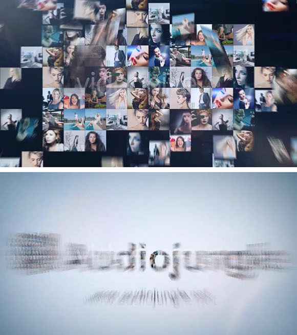 10�M�DƬ�R�۳�LOGOAEģ��,10����Ƭ�R��LOGOչʾAEģ��(10in1)