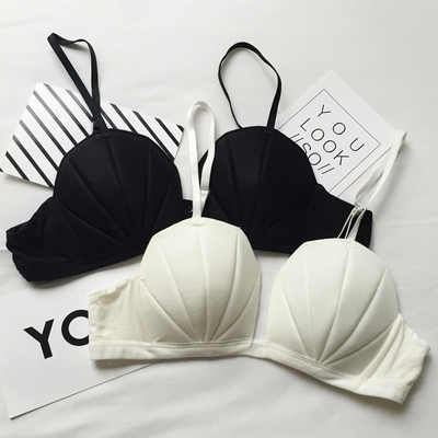 韩版少女系贝壳裹胸文胸抹胸吊带小背心短款打底可爱内衣学生上衣-淘宝网