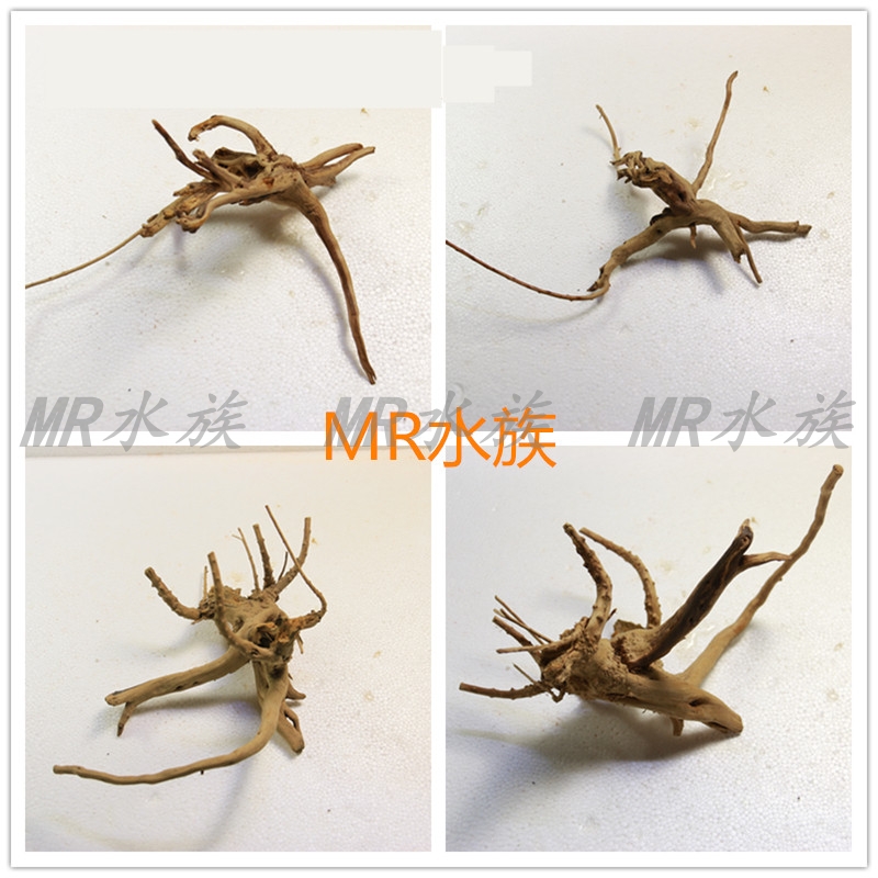 Fish Tank Submerged Wood Landscape Material Large Graceful Wood Perch Root Water Plant Azalea Root Moss Aquarium Decorative Submerged Wood