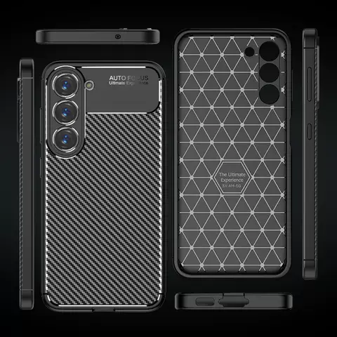 Phone Cases Covers Carbon Fiber Pattern Silicone TPU Tough Shockproof Galaxy S23, Galaxy S23 Plus, Galaxy S23 Ultra, Galaxy S22, Galaxy S22 Plus, Galaxy S22 Ultra, Galaxy S21, Galaxy S21 Plus, Galaxy S21 Ultra, Galaxy A13 5G, A23 5G, A33 5G, A53 5G, A73 5G,