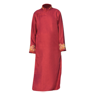 伴郎服中式结婚礼服中国风复古长衫长袍马褂古装相声大褂兄弟团装