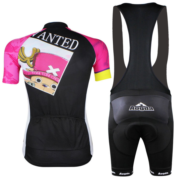 14巴乔粉黑背带短套装前面