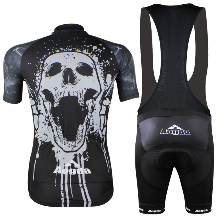 海盗背带骷髅背面