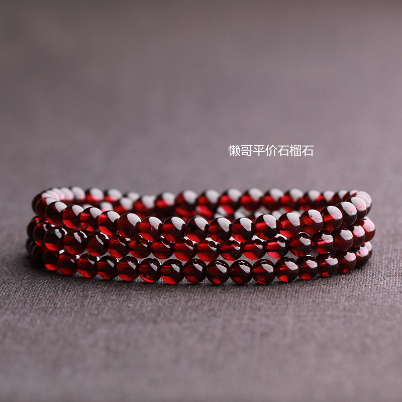 April new natural wine red garnet bracelet female ring on sale more popular model fidelity authentic false a compensate ten