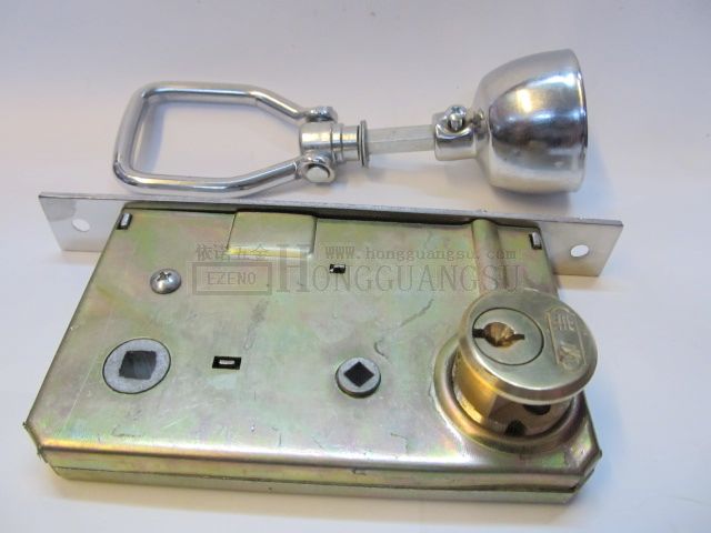 铁质(丰收牌)9472-a2 k2老式铁门锁 防盗锁 防盗铁门锁 插芯门锁