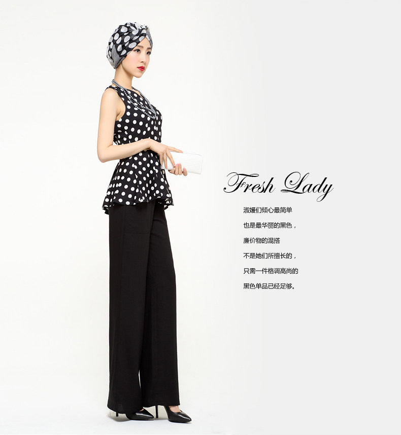 Spring new wide-leg pants, long pants, Korean cotton and linen women's pants, linen women's pants, casual pants, slimming pic 40