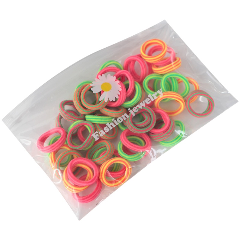 Children's Rubber Band Small Hair Rope Does Not Hurt Hair Towel Ring Elastic Baby Girl Hair Tie Rope Cute Hair Accessories Hair Ring