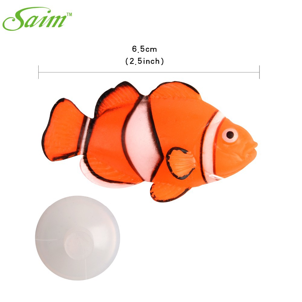 Simulation Ocean Tropical Fish Fish Tank Landscaping Decorations Simulation Colorful Clownfish Guppy Fairy Fish Free Shipping