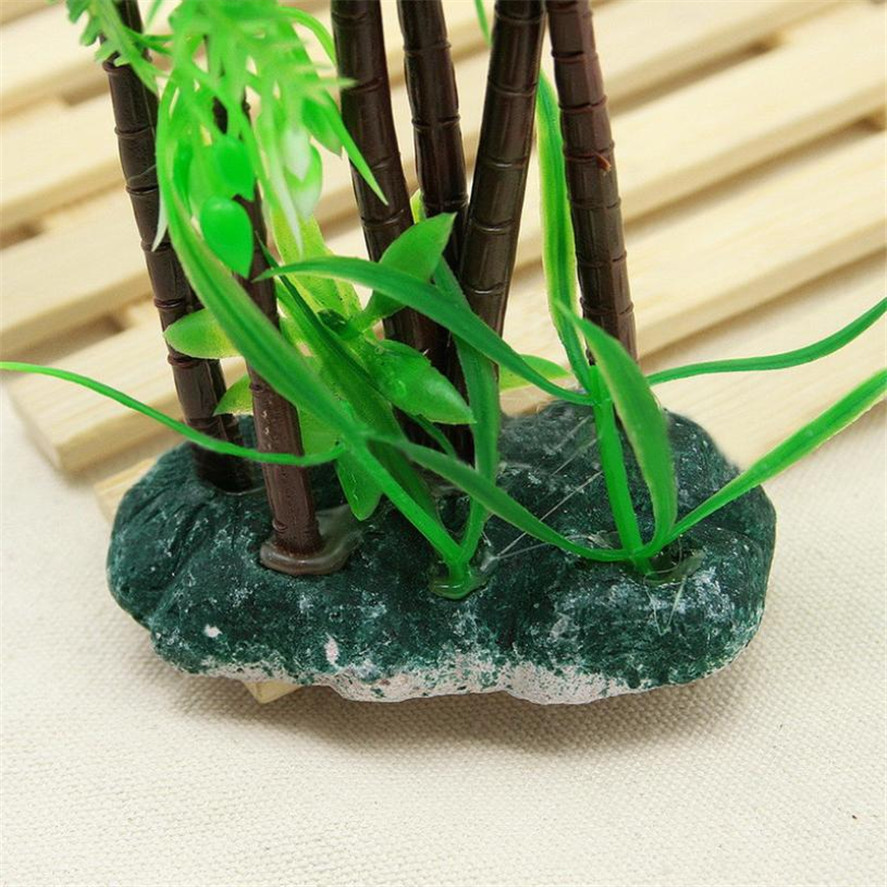 Dahuang Forest Fish Tank Scenery Decoration Simulation Water Plants Plastic Fake Water Plants Aquarium Decoration Middle and Rear View Height 26cm