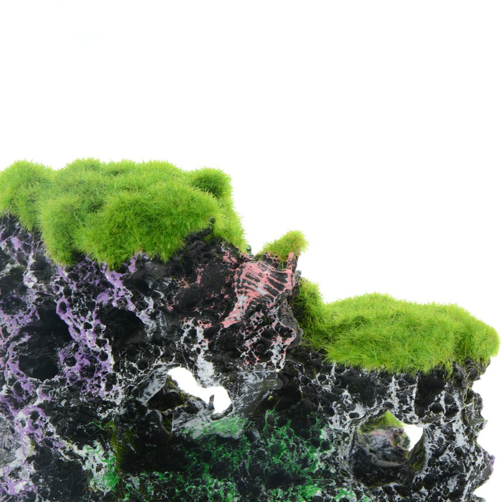 Free Shipping Fish Tank Decorative Aquarium Landscape Background Simulated Moss Coral Reef Coral Ornaments Imitation the Bottom of the Sea Rock