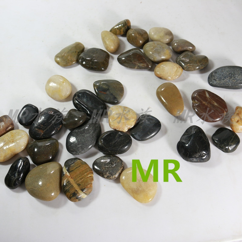 Fish Tank Small Stone Super Polished Small Pebble Riverstones Aquarium Decoration Garden Stone Hydroponic Stone Per Jin